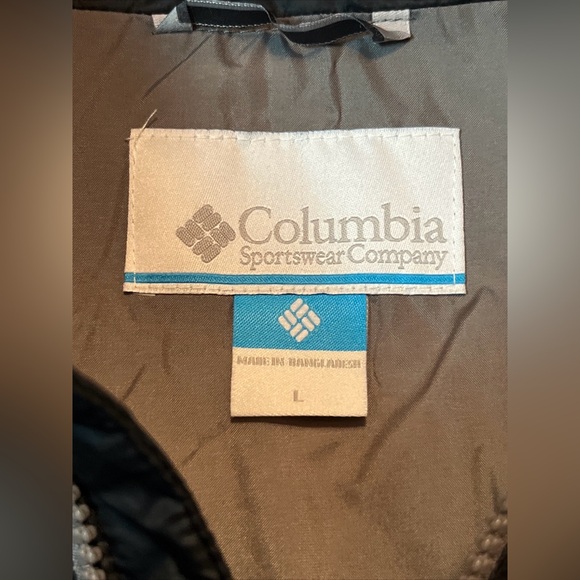 Columbia Puffect II Jacket Mens Large Gray Black Puffer Insulated New Tags - Picture 2 of 15